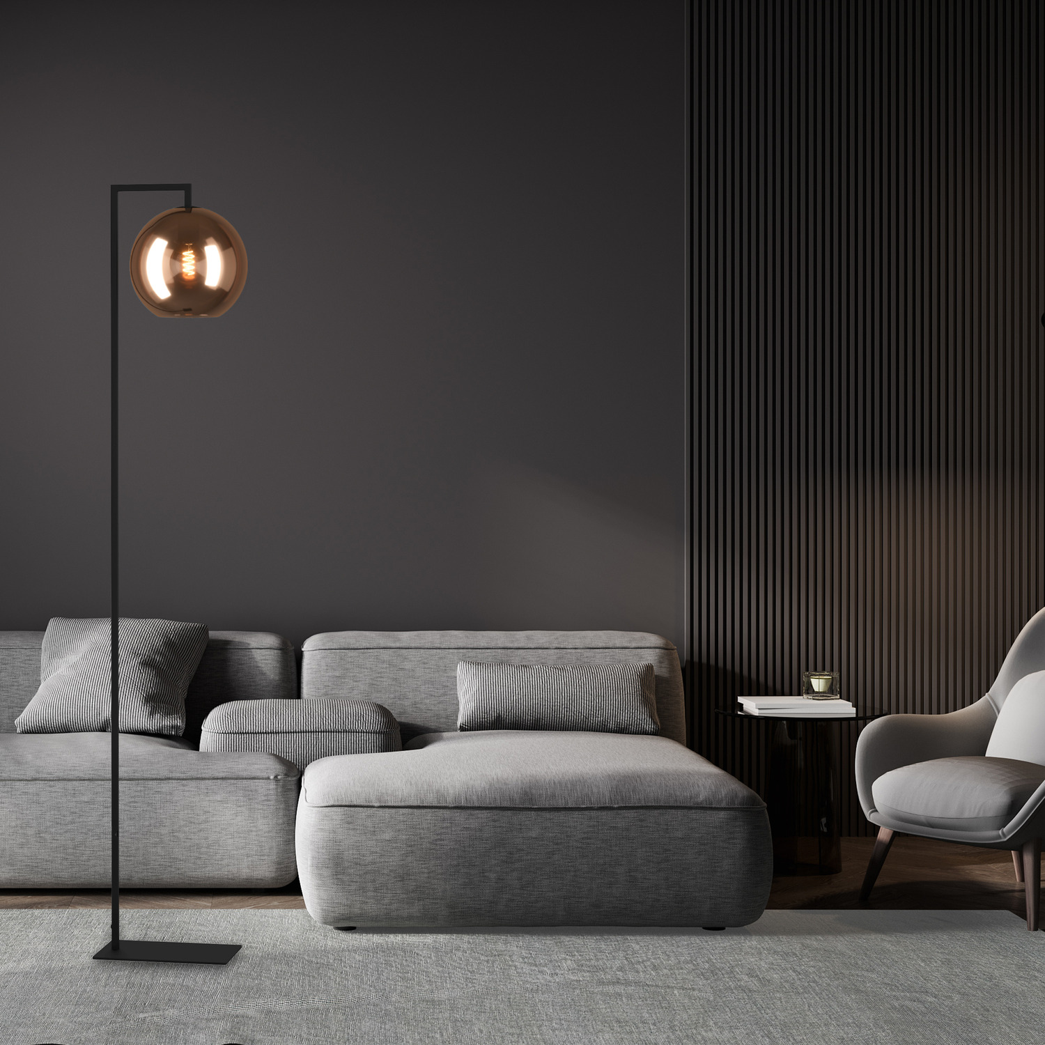 Image of EGLO Cordoba Modern Black Steel and&hellip;