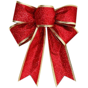 Lifeideas Set of 10 Christmas Ribbon Bows