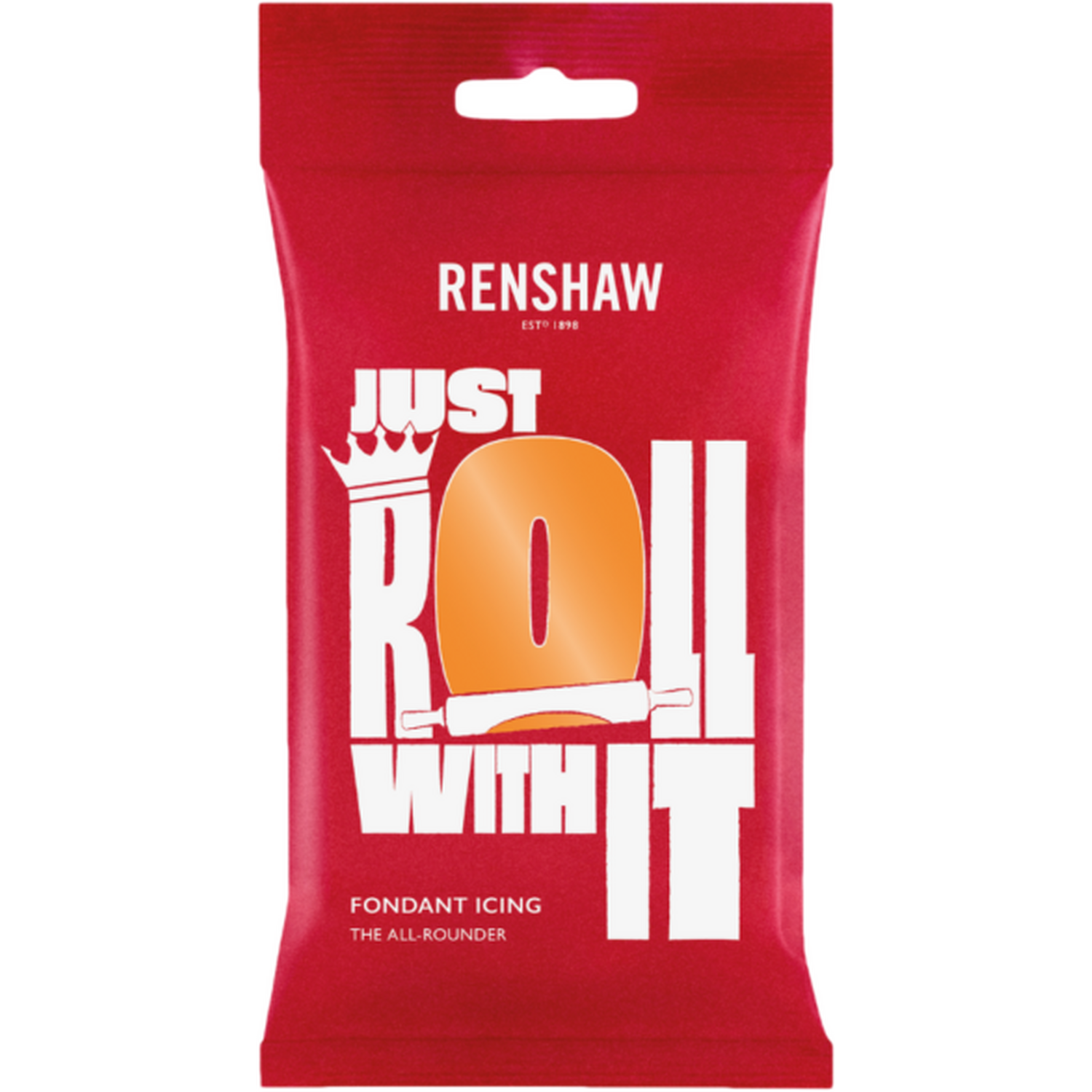 Image of Renshaw Fondant Icing - Tiger Orange