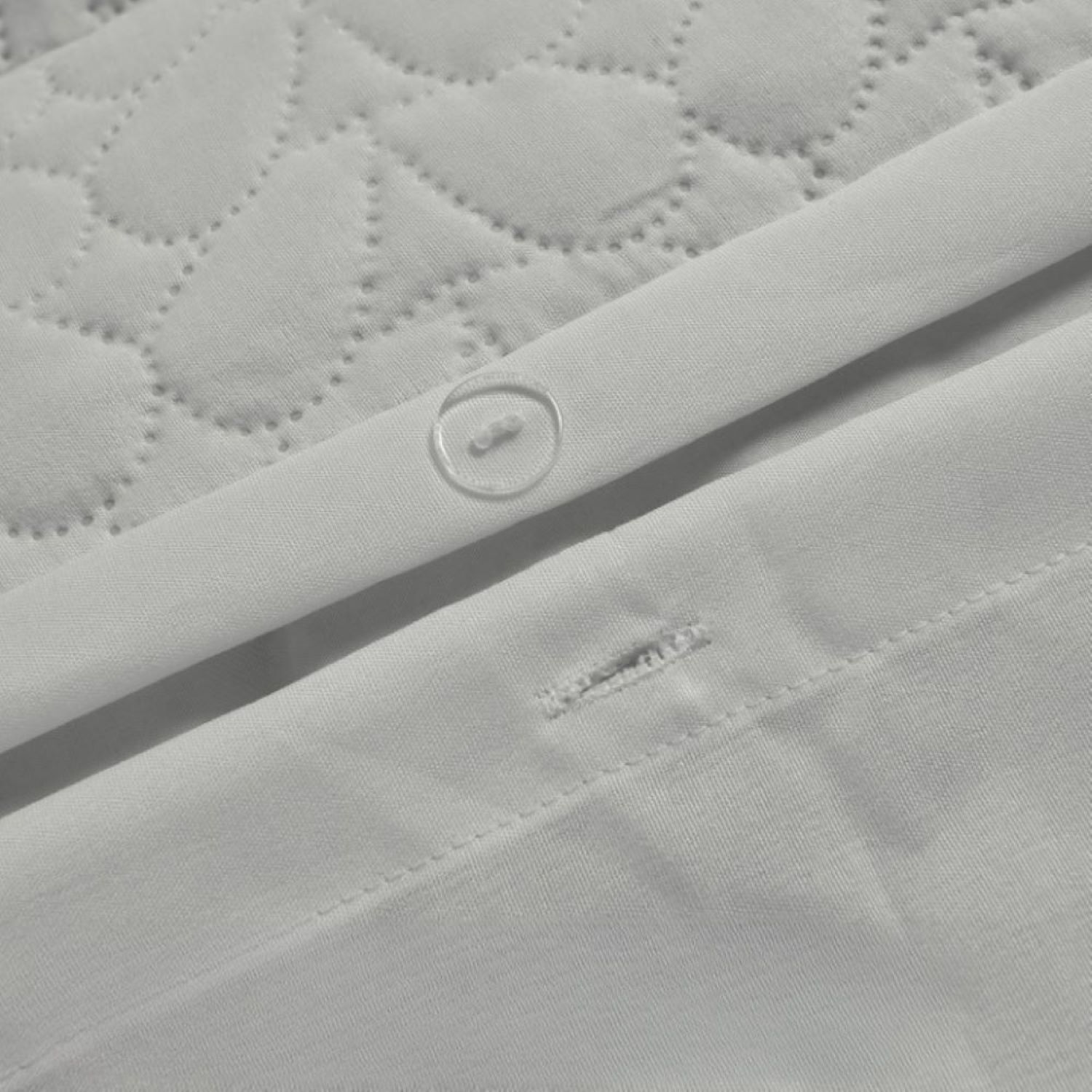 3d Embossed Pattern Duvet Set - Grey King Size