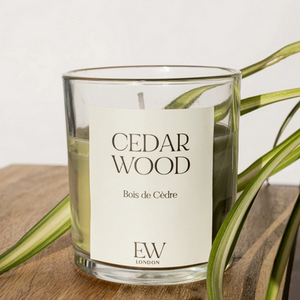 Scented Candle Cedar Wood Jar