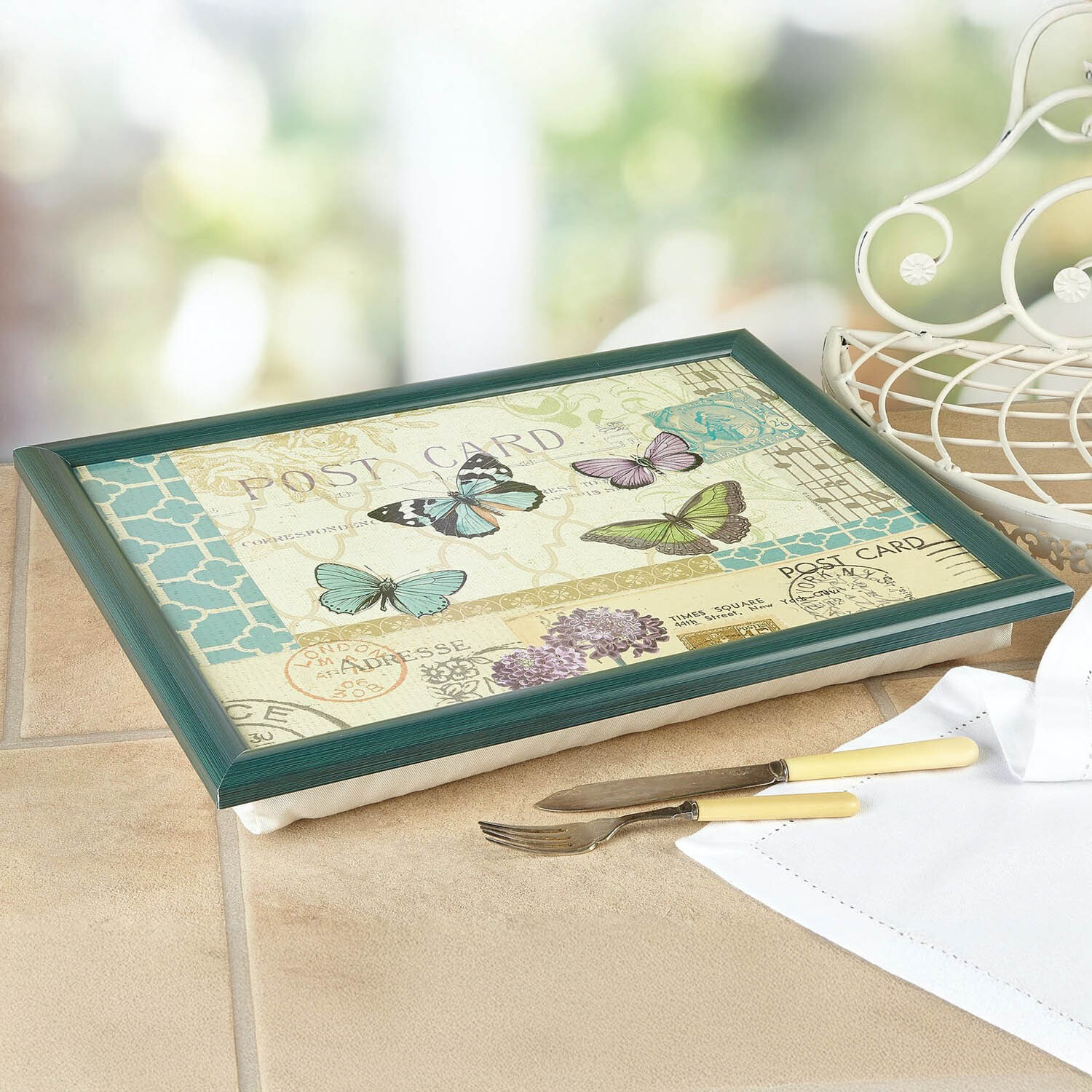 Image of Creative Tops Postcard Lap Tray, 44x34cm,&hellip;