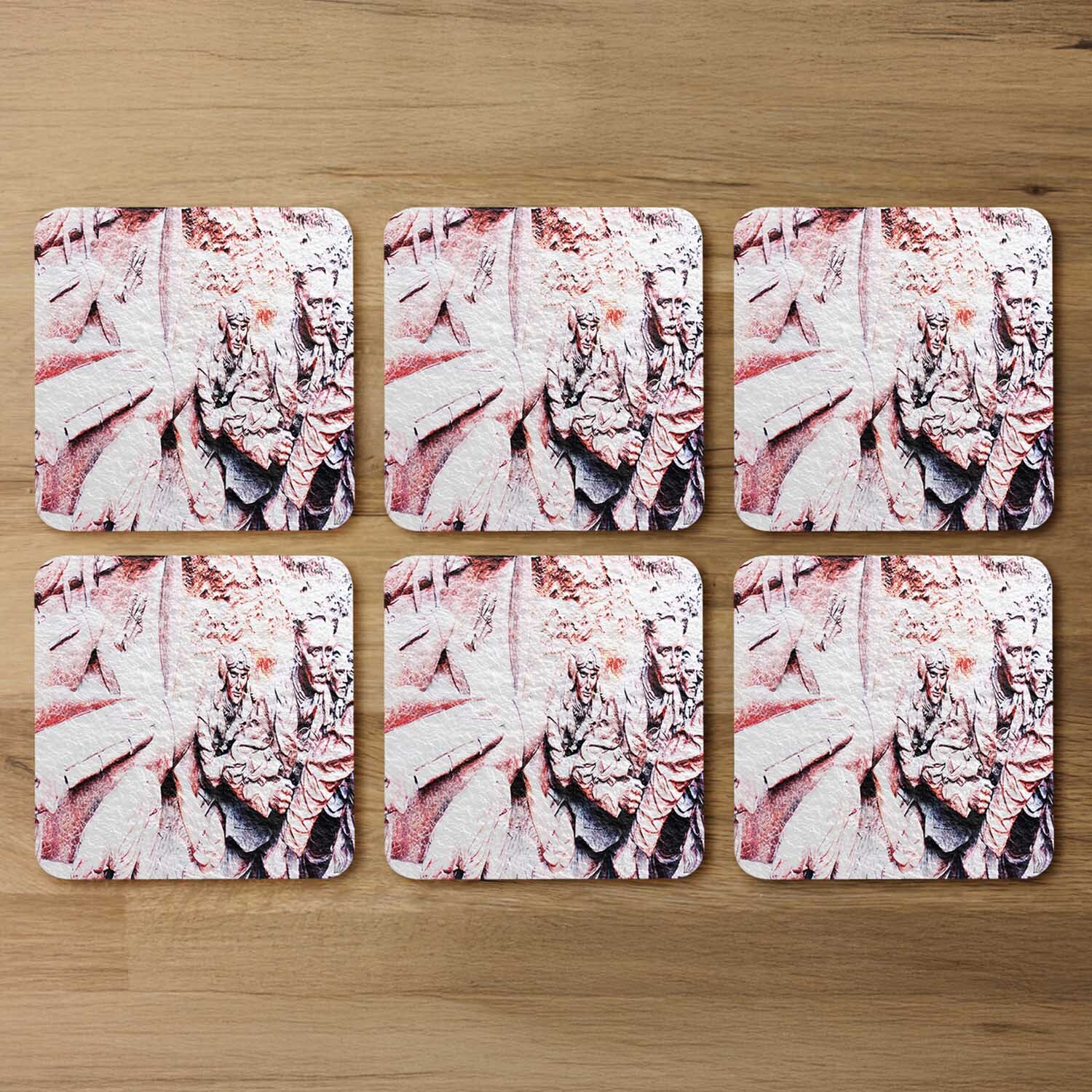 Getting Ready Battle Of Britain Coaster - Pink