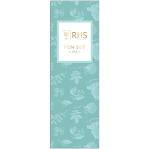 RHS The Royal Horticultural Society Ballpoint Pen Set, Chinoiserie, Pack Of 4