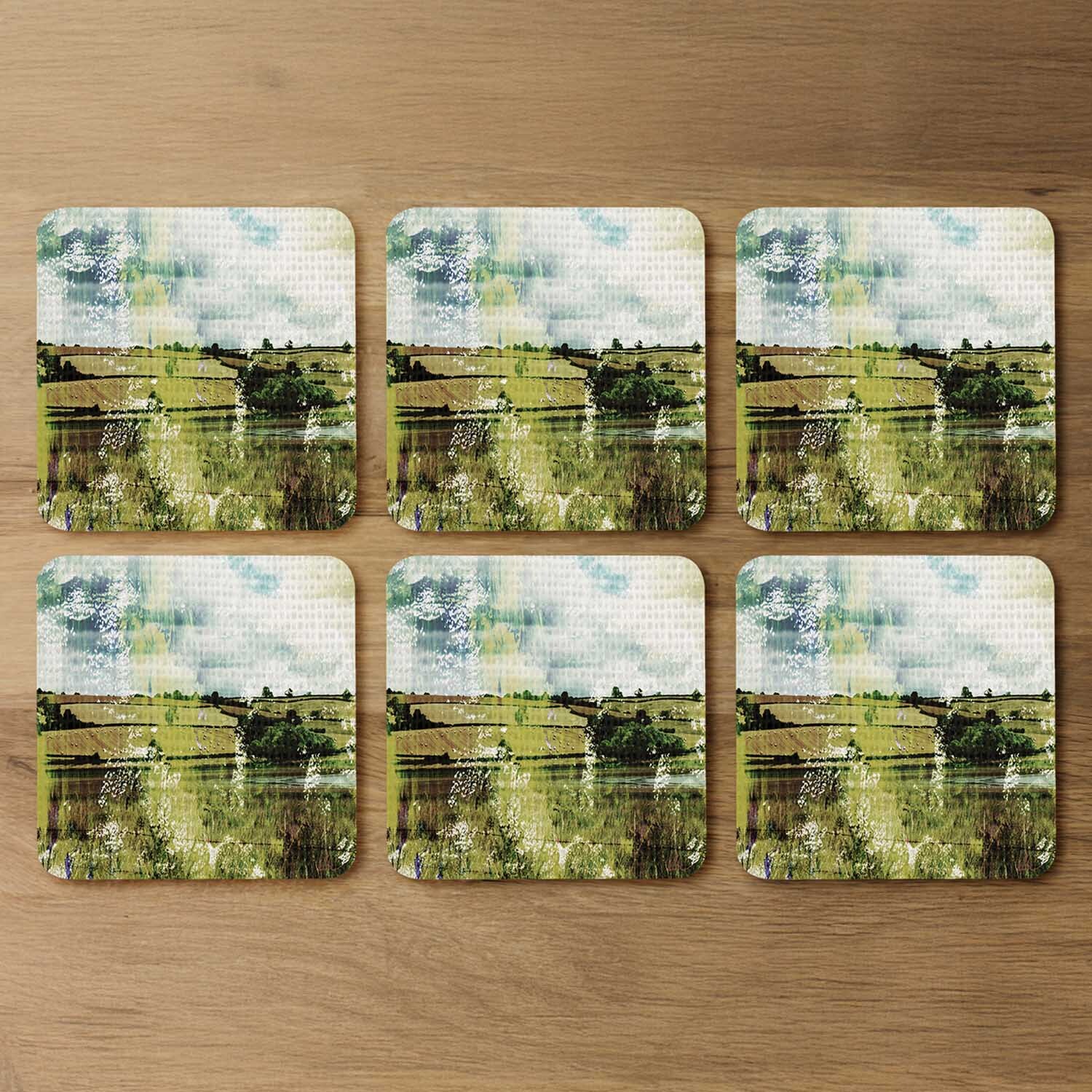 Image of Classic Lake View Coaster - Green