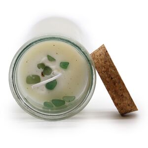 Joyful Magic Spell Candle with Green Aventurine