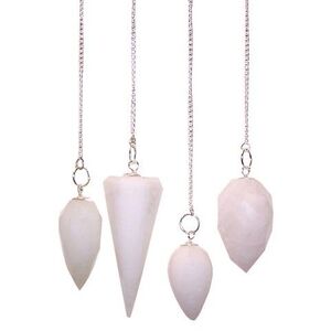 Magic Snow Quartz Gemstone Pendulum Dowsing