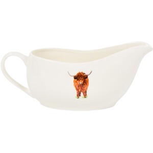 Highland Cow Gravy Boat