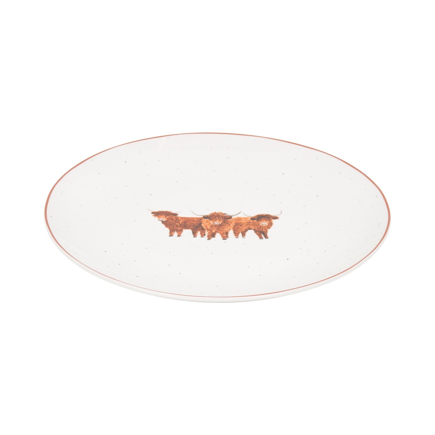 Image of Highland Cow Design Dinner Plate -&hellip;
