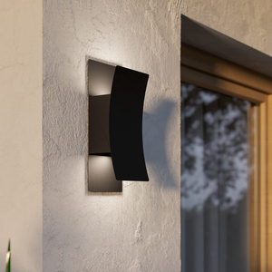 EGLO Verdolino Steel LED Tricolour Modern Wall Light, Black