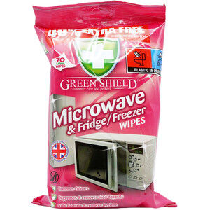 Greenshield Microwave and Fridge Freezer Wipes 70's