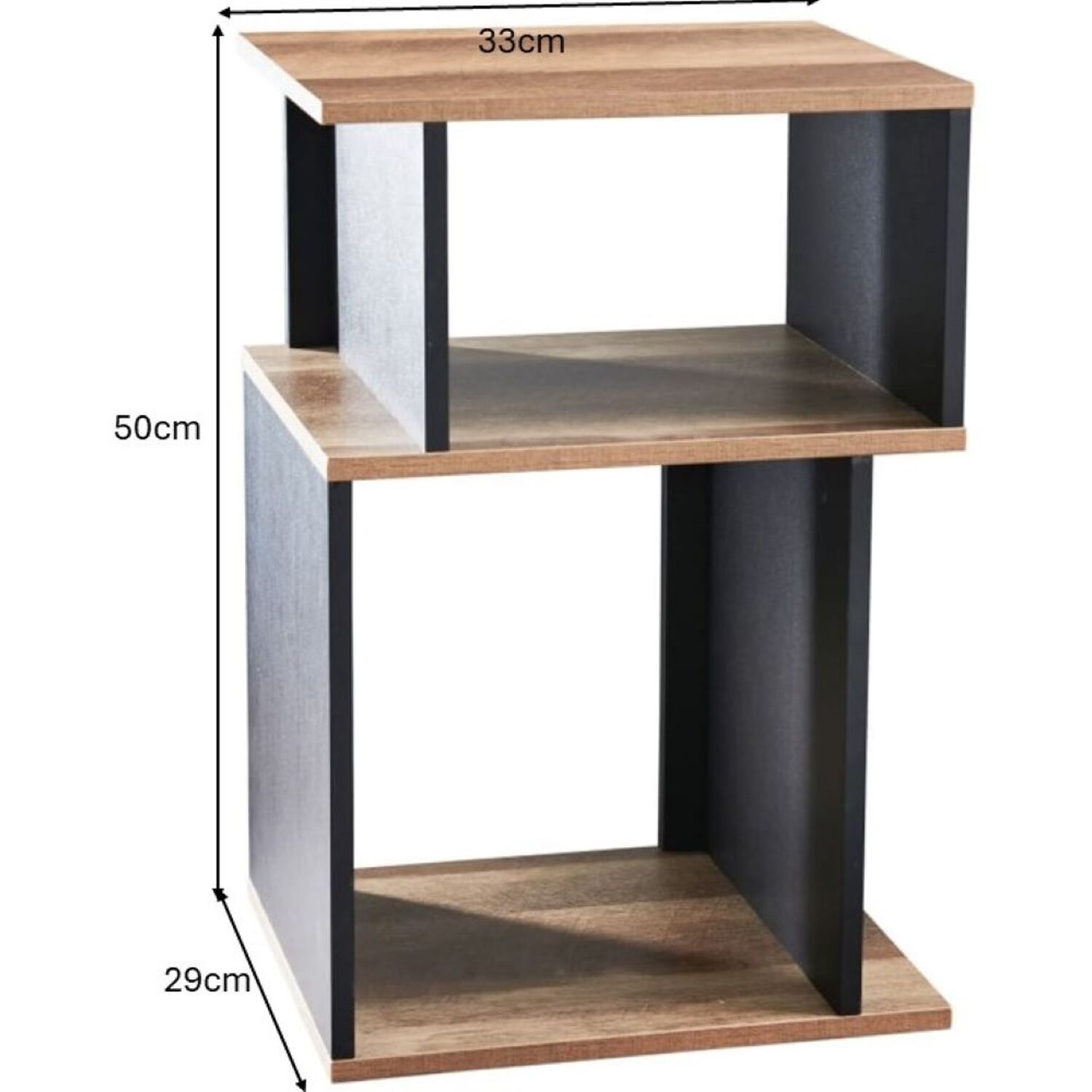 2 Tier Wooden Side Table