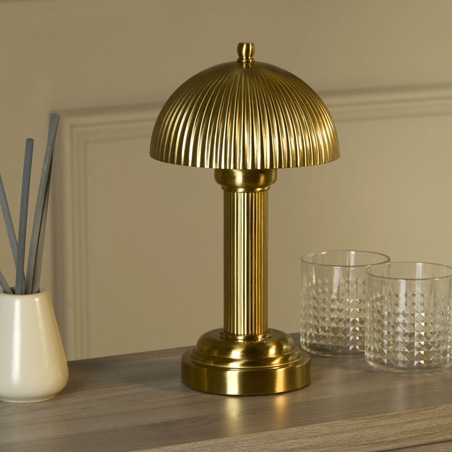 Image of Gold Portable Touch Lamp - Bronze