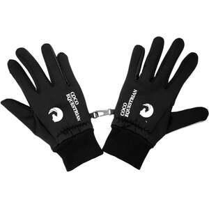 Coco Equestrian Ladies Windproof Winter Horse Riding Gloves - Black / S