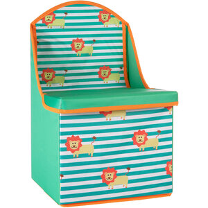 Children's Lion Design Storage Seat