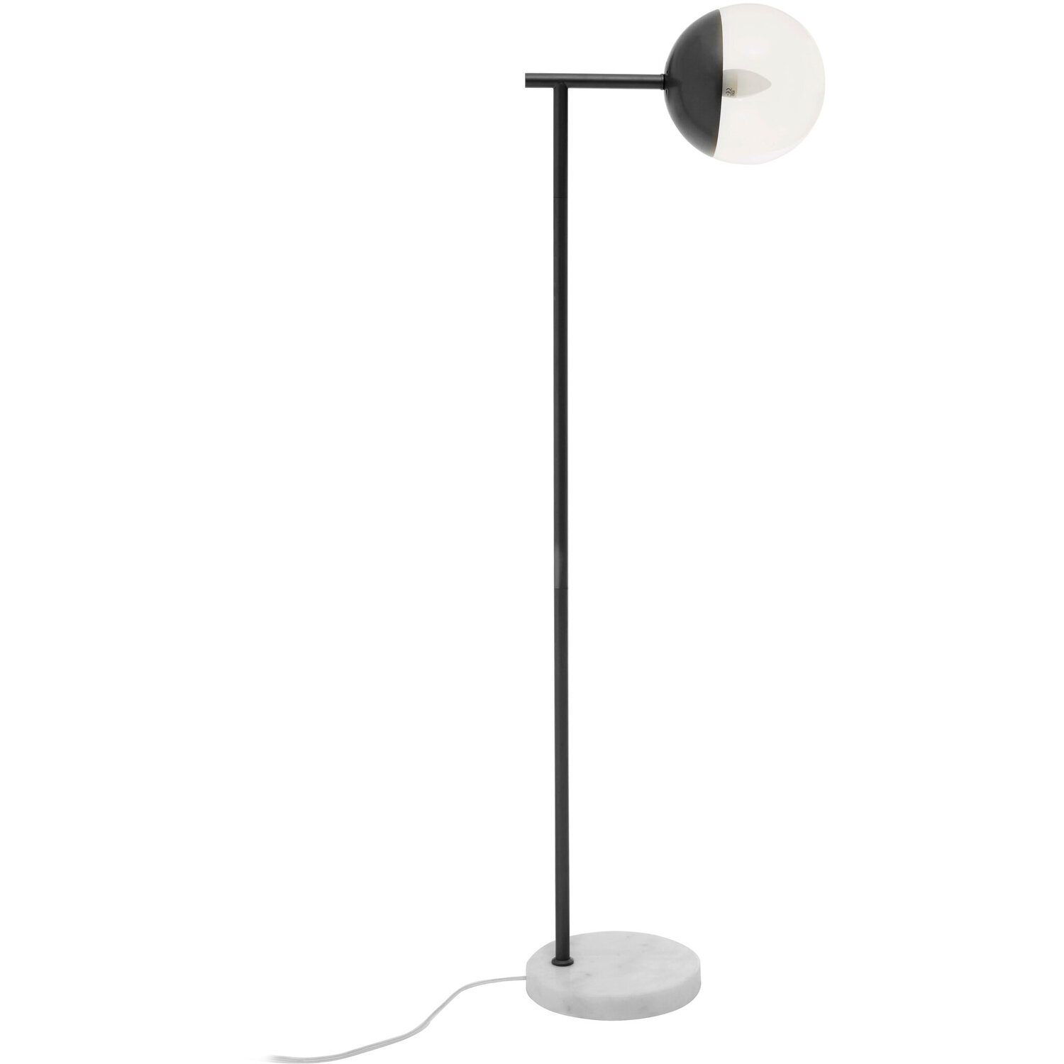 Revive Black Finish Floor Lamp - Black