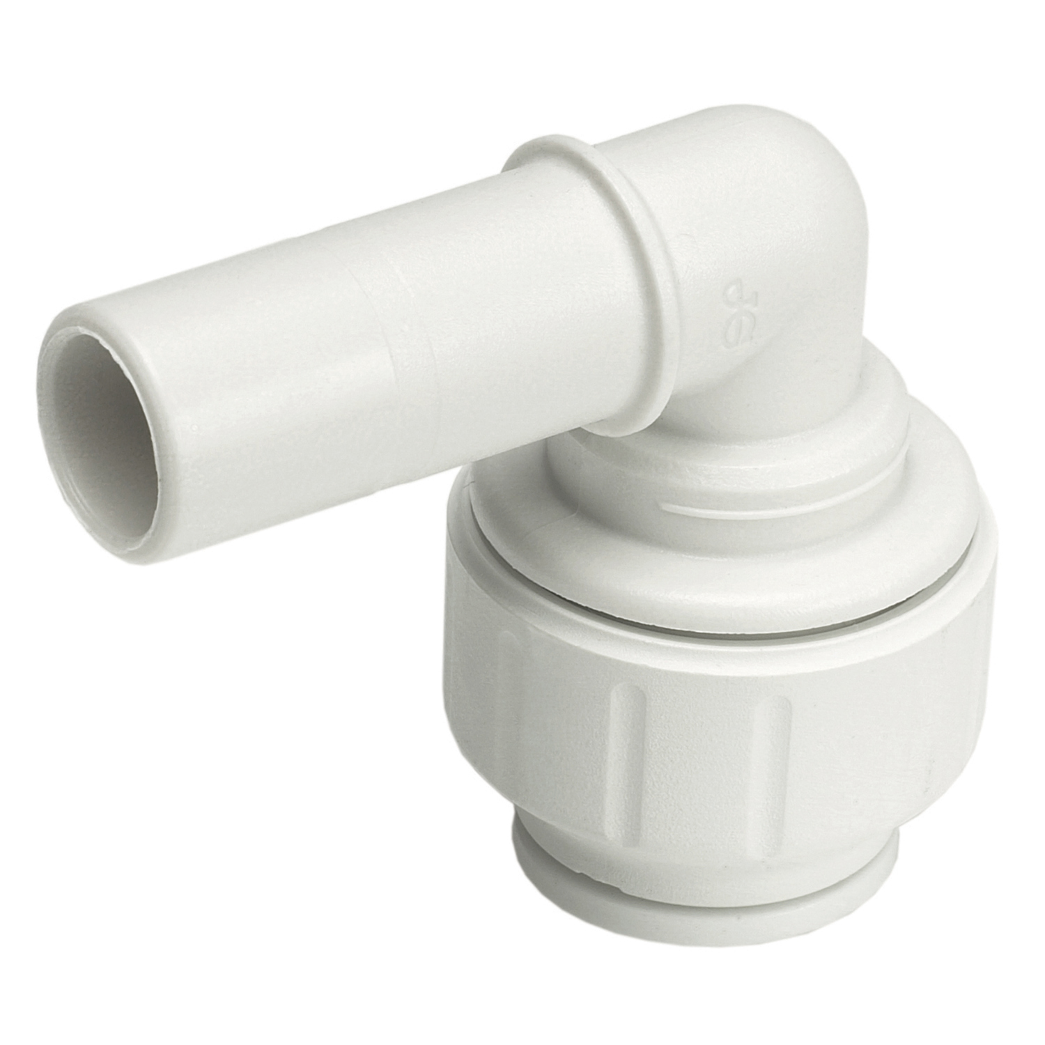 John Guest Speedfit Stem Elbow 15Mm (Pack Of 2) - Grey