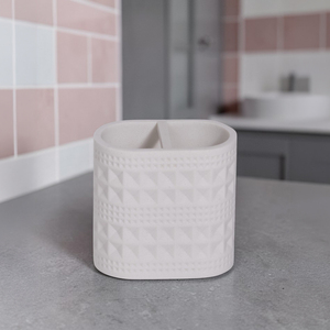 Maison Soft Green Grey Quartz Toothbrush Holder