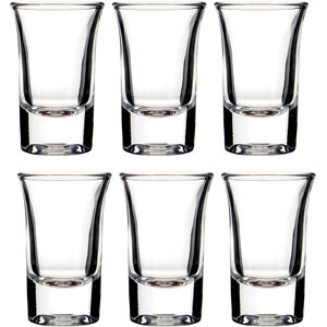 Euri Set Of 6 Clear Shot Glasses 35ml