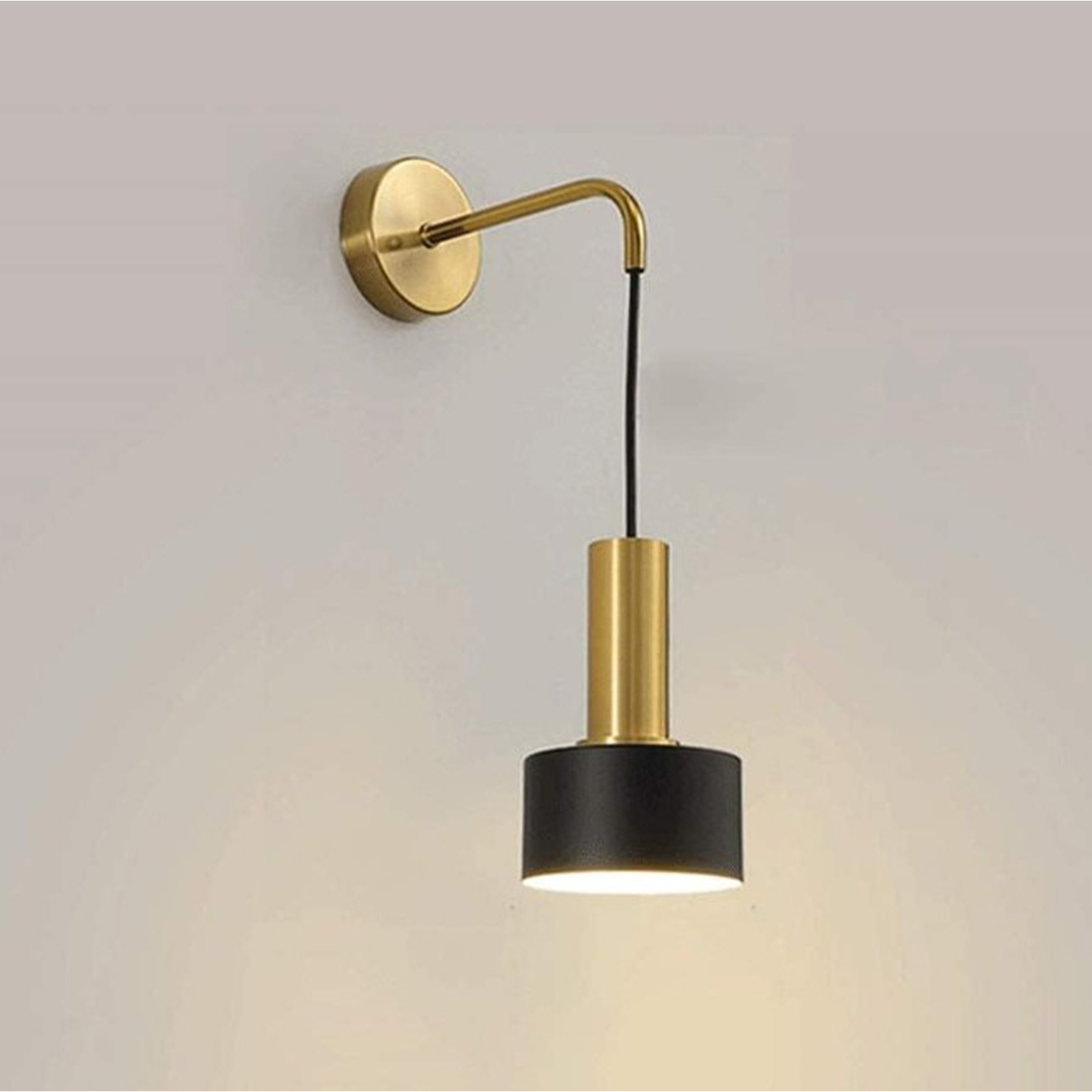 Image of Wall light Black and Gold -&hellip;