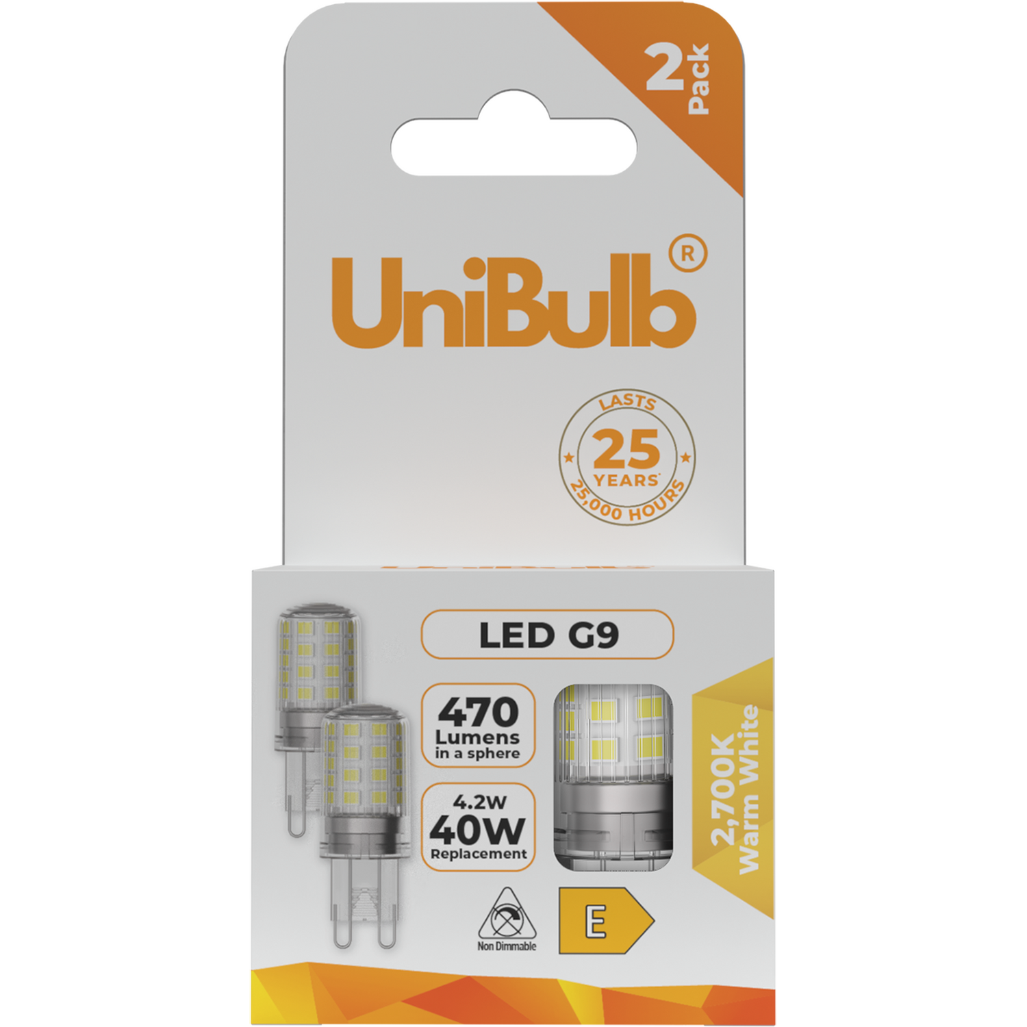 Image of UniBulb LED G9 470lm 2700K Light&hellip;