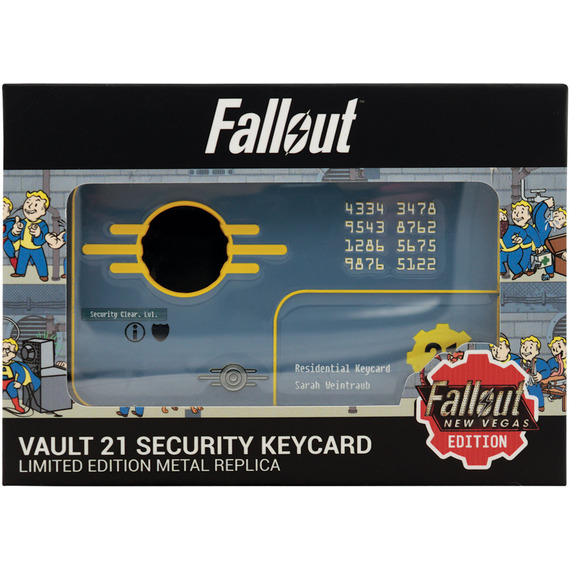 Fallout New Vegas Vault 21 Security Keycard Replica