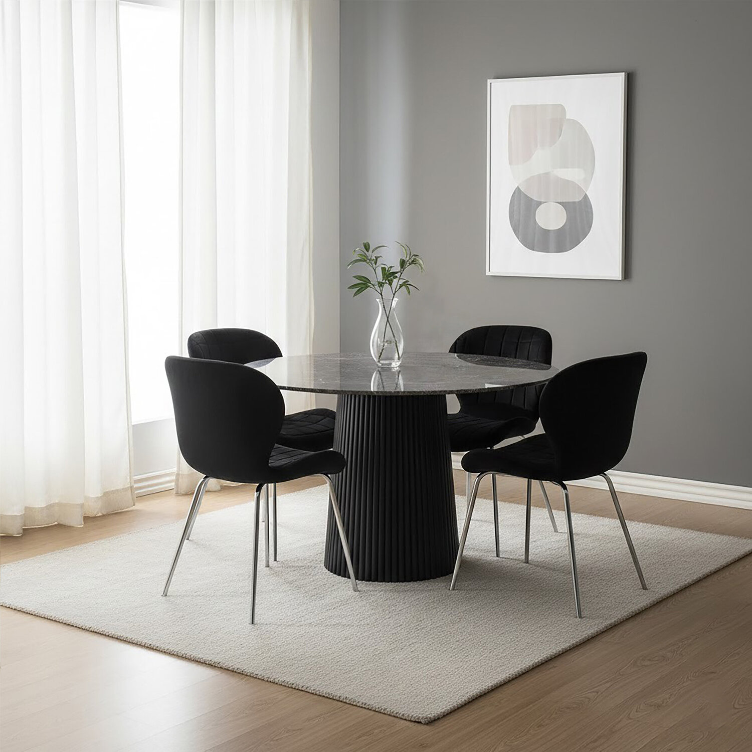 Interiors by PH Dining Chair, Black
