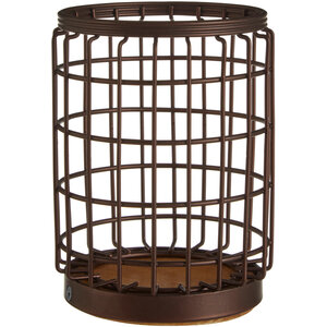 Vertex Round Bronze Coated Utensil Holder