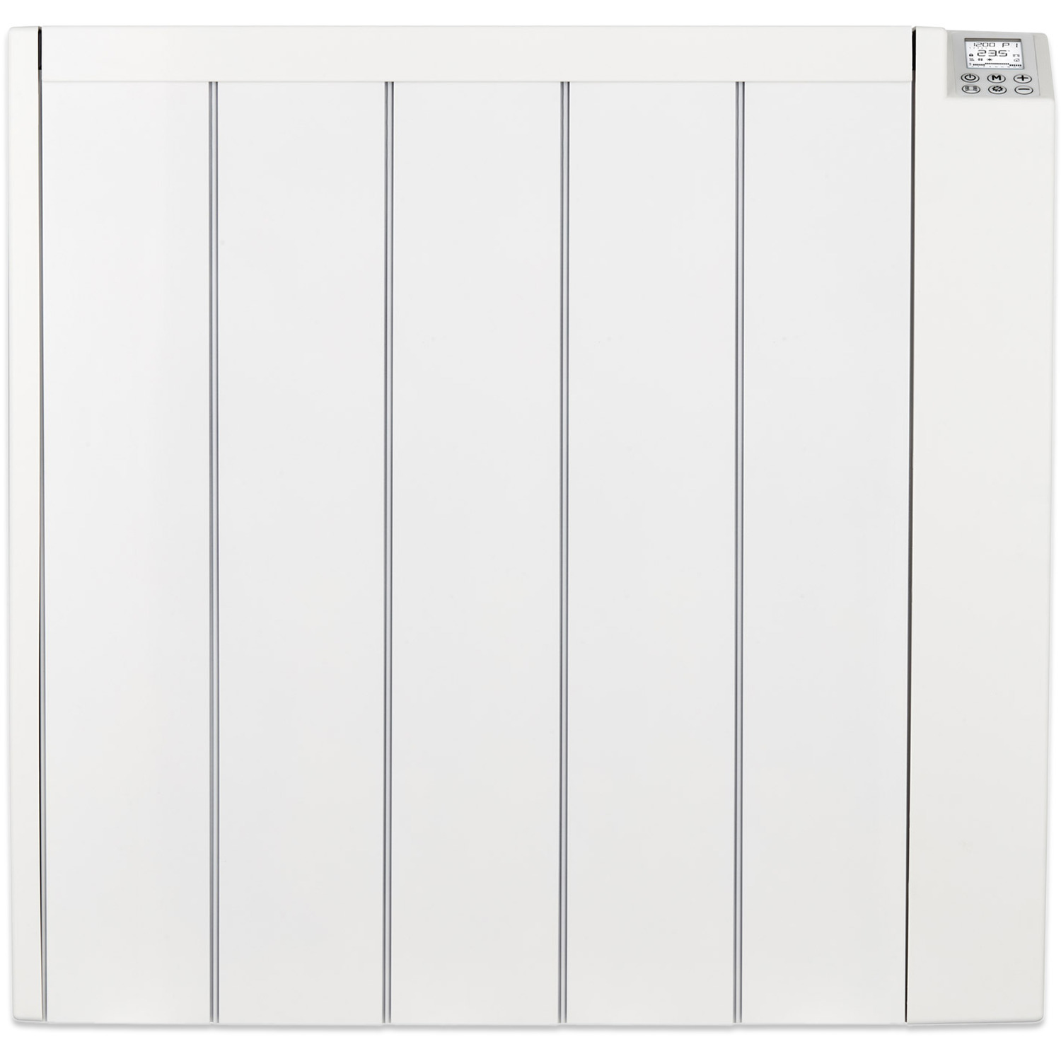 Ceramic Panel Heater Aluminium Electric Radiator - White / 60cm