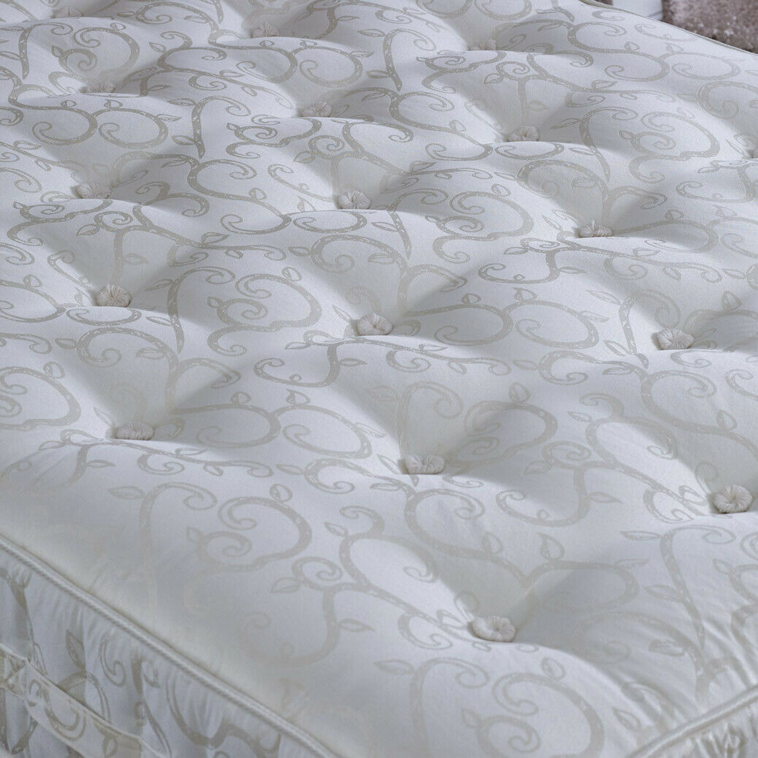 Miracle Pocket Sprung Wool Mattress - White Double