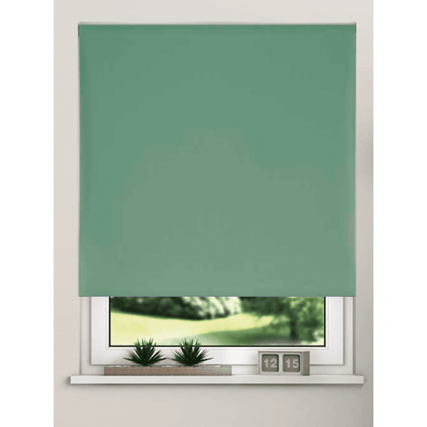Thermal Blackout Roller Blinds - Basil / 110