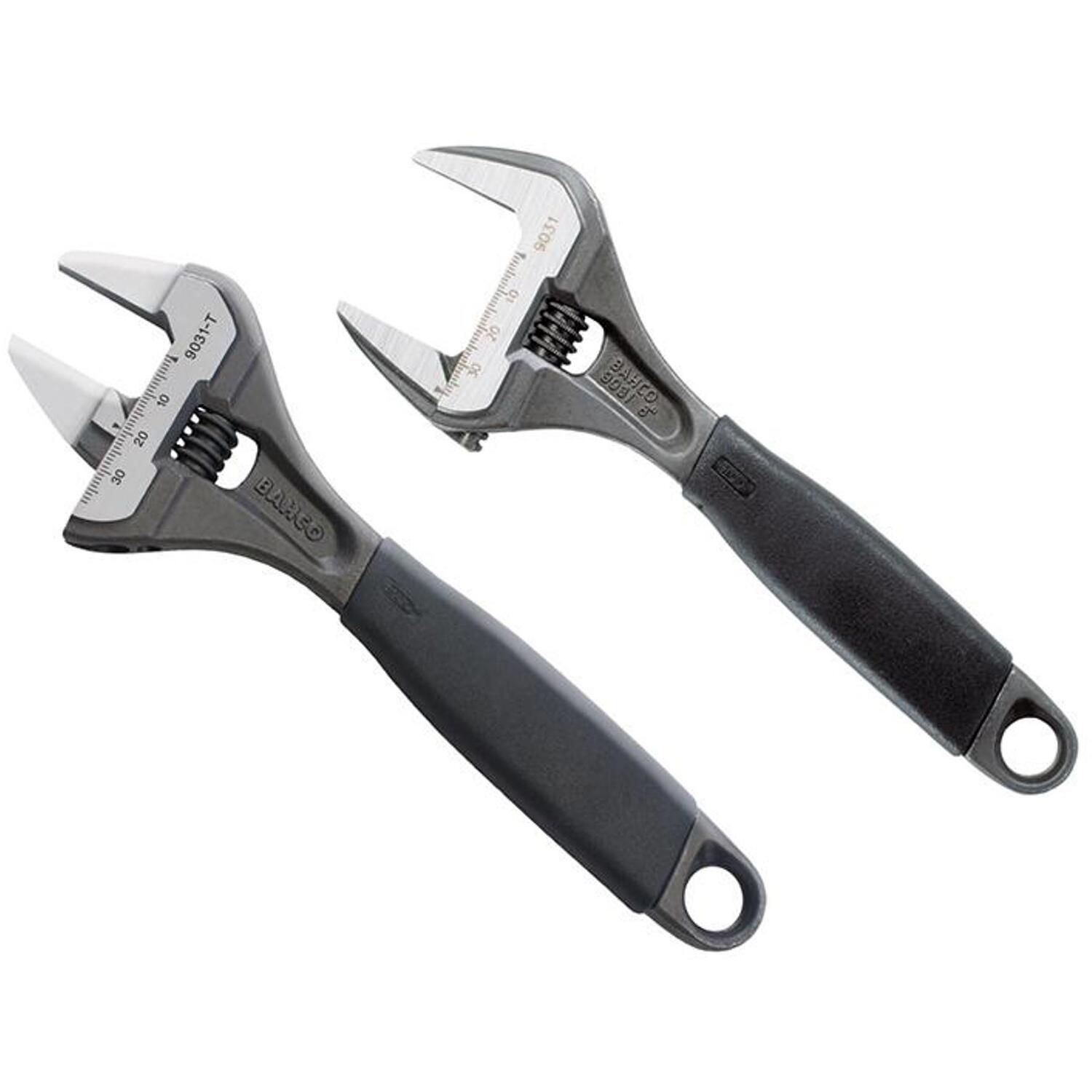 Bahco Adjust 9031/29 Ergo Adjustable Wrench Extra Wide Jaw Twin Pack 6″ & 8″ - Image 13