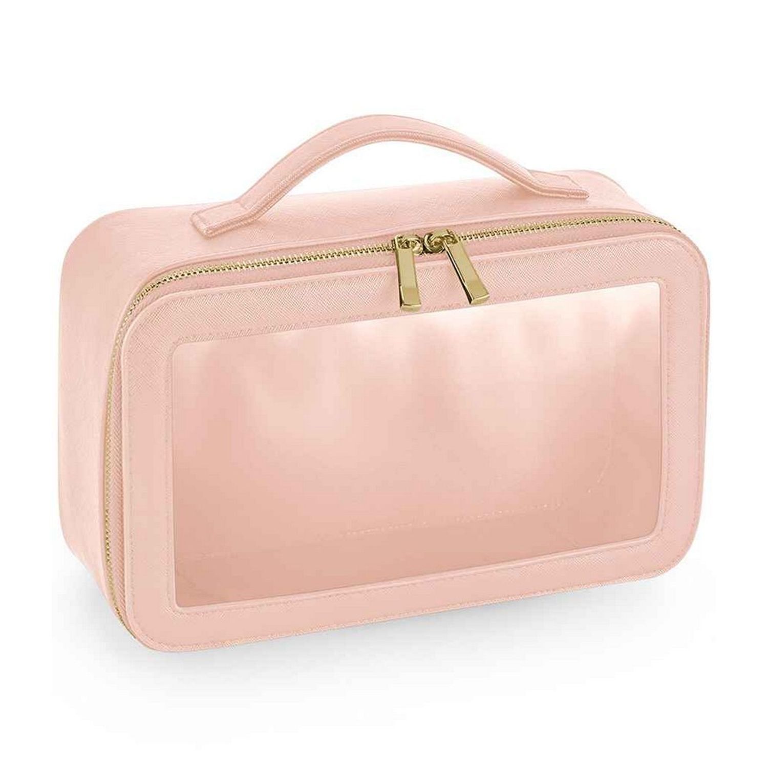 Bagbase Clear Toiletry Bag - Soft Pink