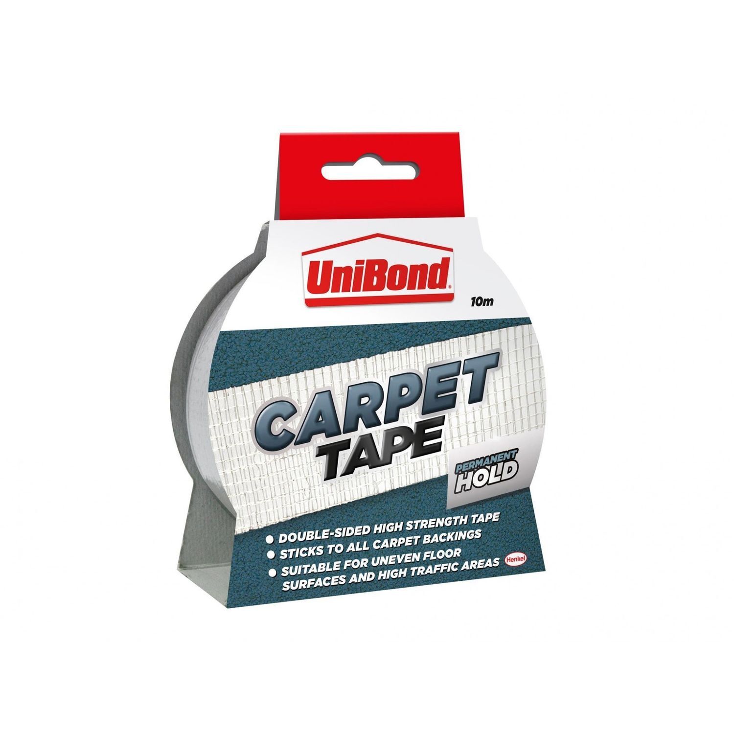 Unibond Diy Carpet Tape 50Mm X 10M - Multi Colour