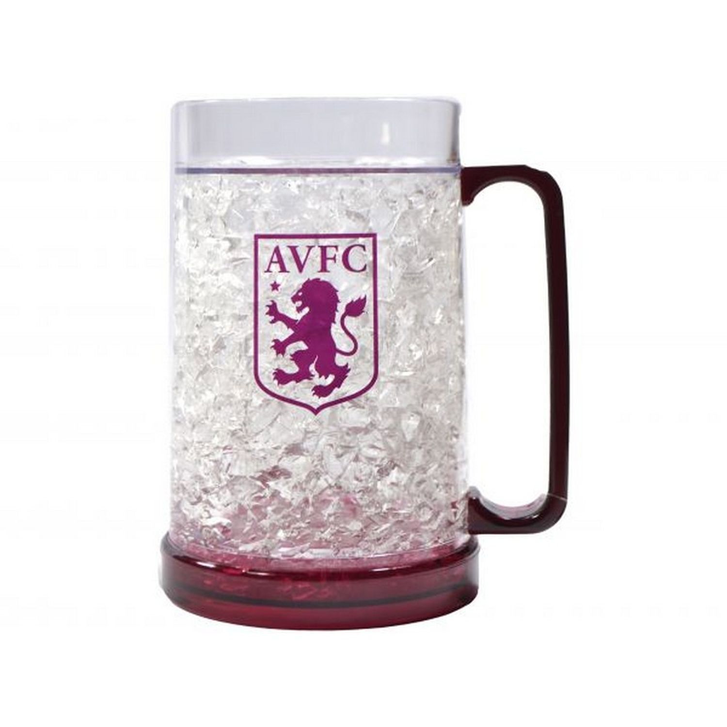 Aston Villa Fc Freezer Tankard - Claret Red