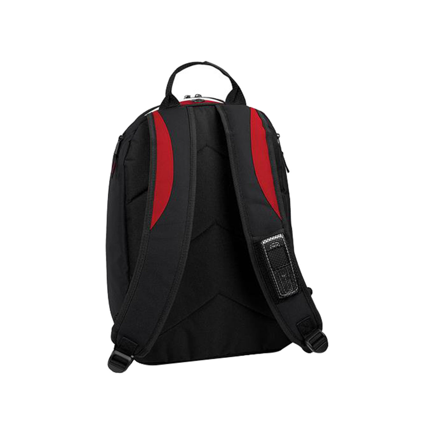 Bagbase Teamwear Backpack / Rucksack (21 Litres) (Pack Of 2) - Black/Classic Red/White