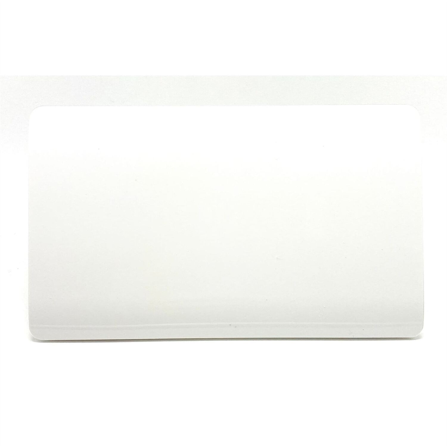 Trendi Switch Trendi 2 Gang Artistic Modern Glossy Tactile Double Blanking Plate White - Image 4