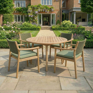 Tetbury 4 Seat Round Garden Dining Set