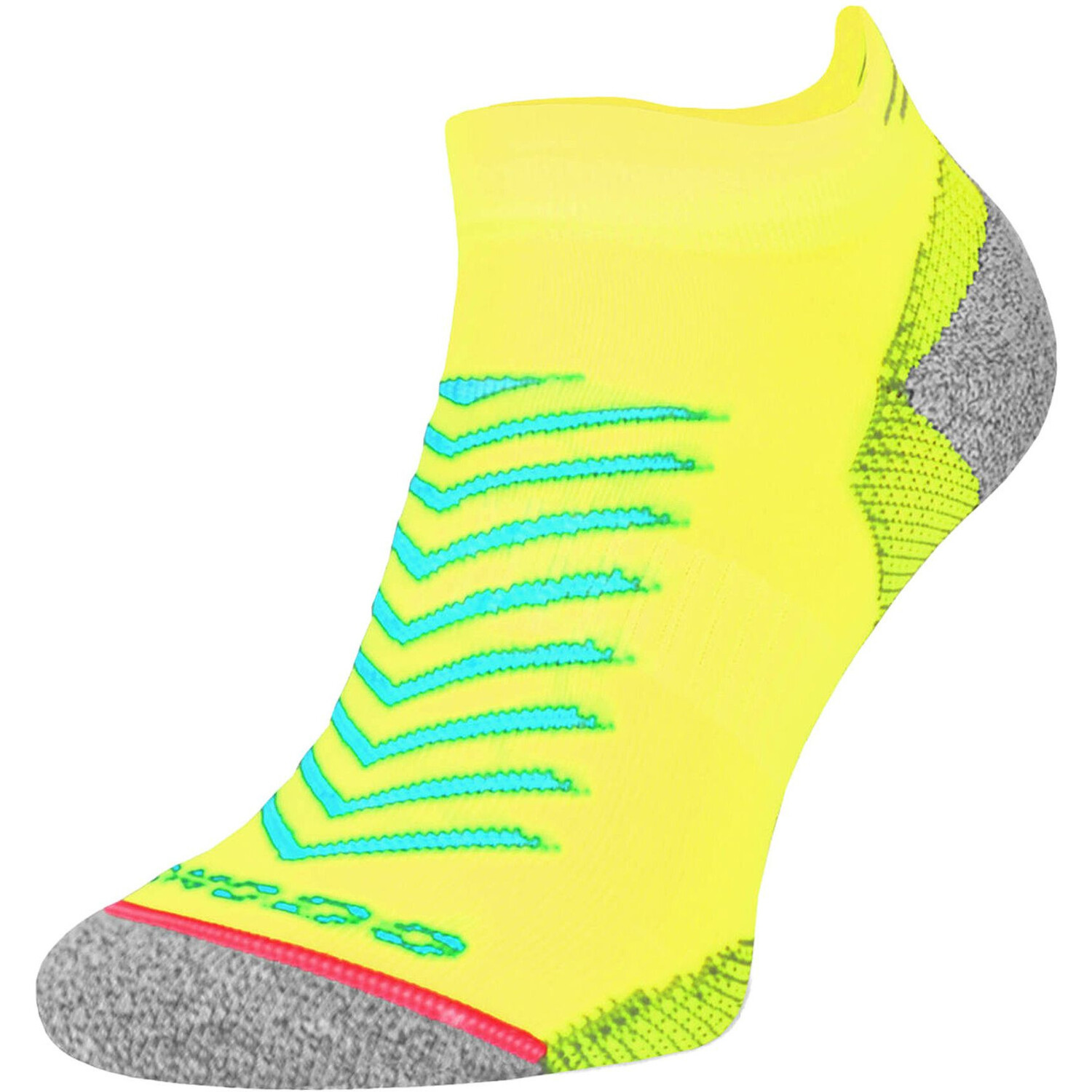 Comodo 1 Pack Hi Viz Reflective Coolmax Unisex Running Socks For Summer - Yellow