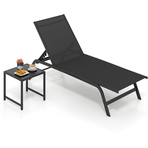 Outdoor Chaise Lounge Chair Set