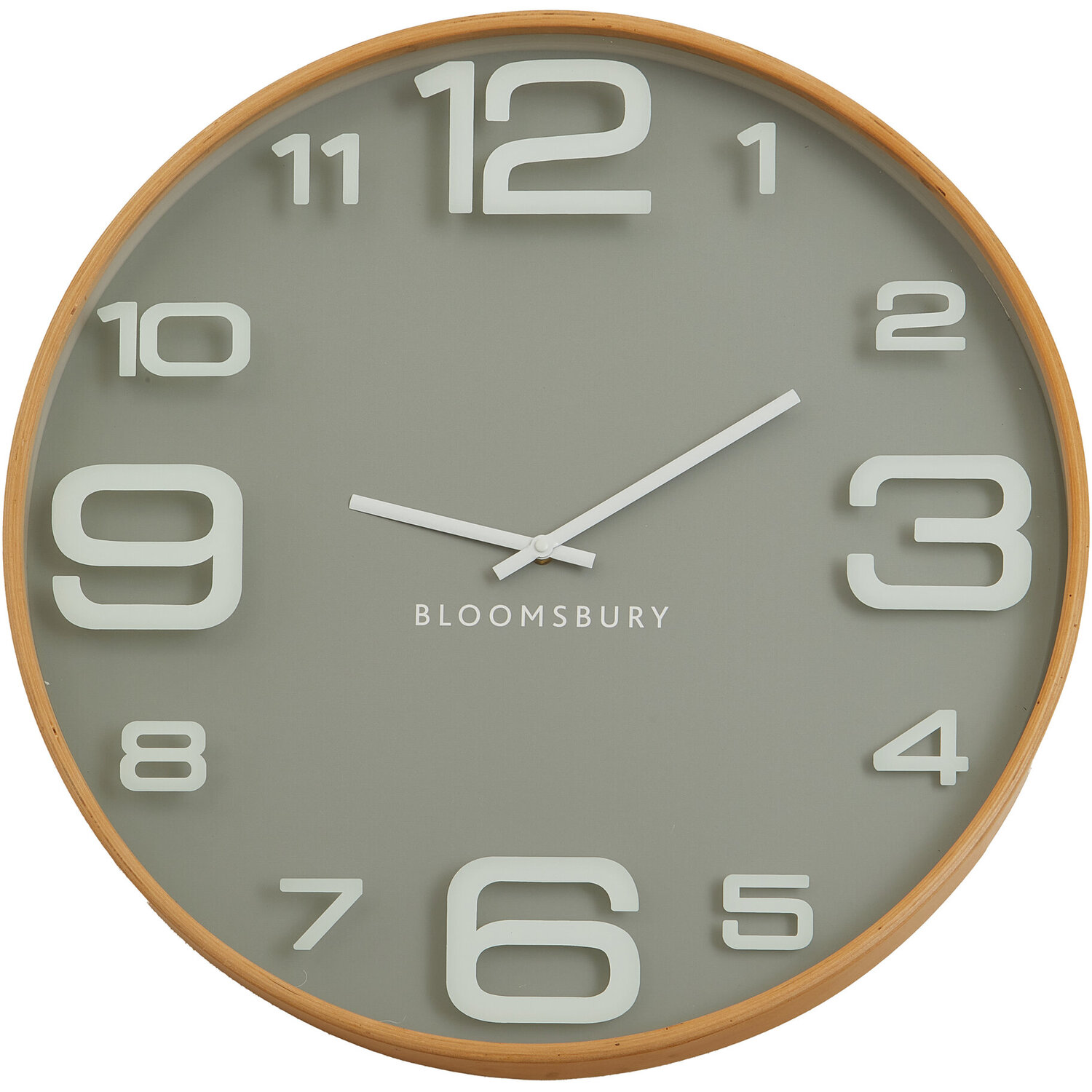 Interiors By Premier Vitus 60Cm Dia Large Wall Clock - Grey