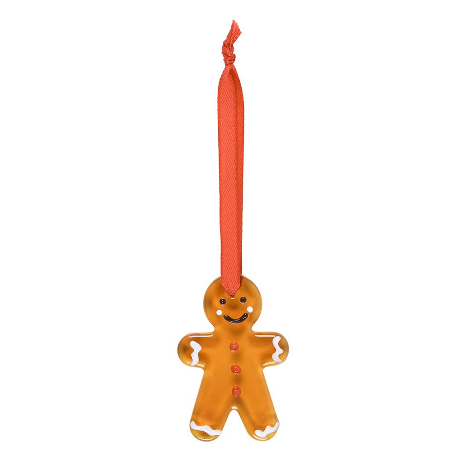 Something Different Glass Gingerbread Man Hanging Ornament (Pack Of 20) - Gold