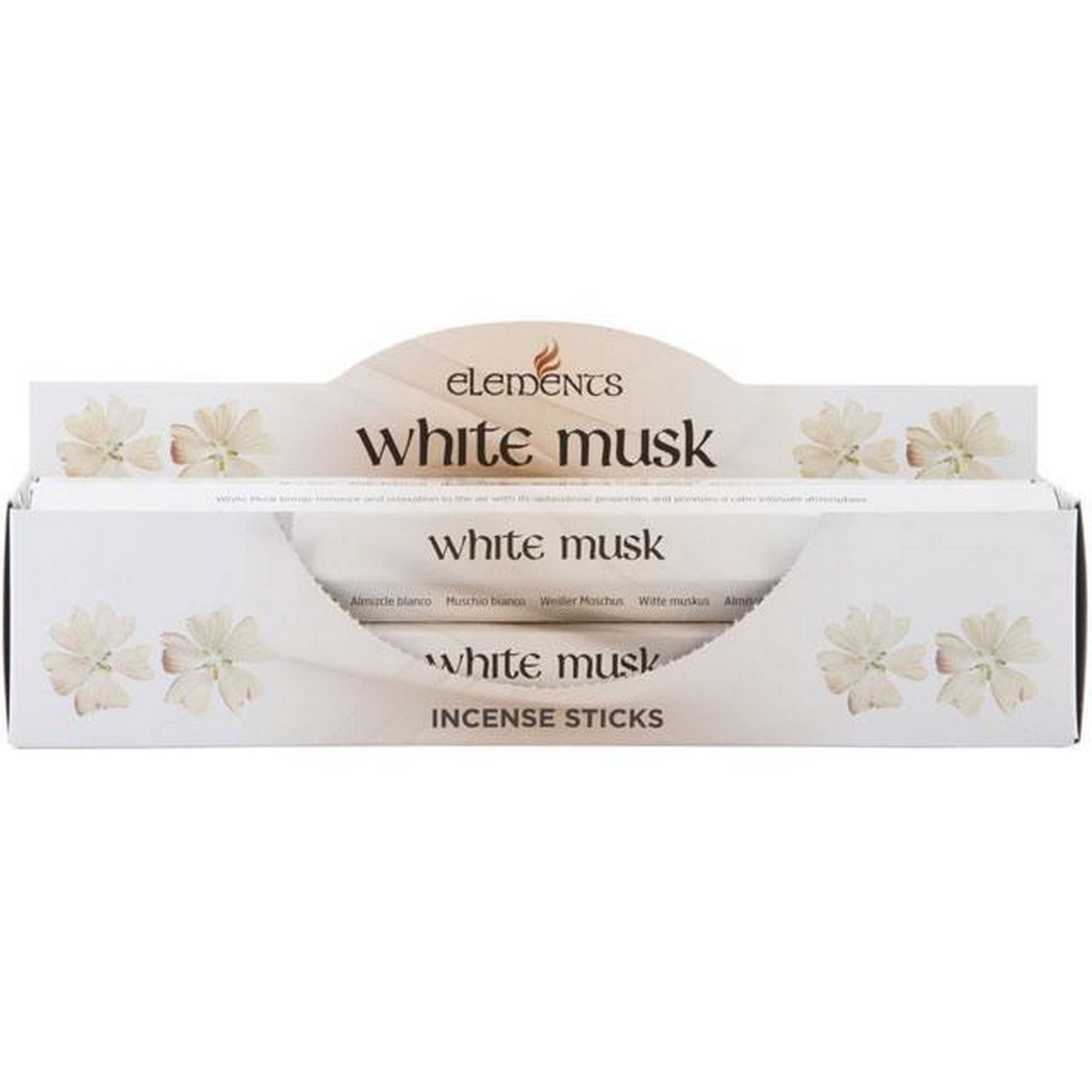Something Different Elements White Musk Incense Sticks (Pack Of 6) - Multicolour