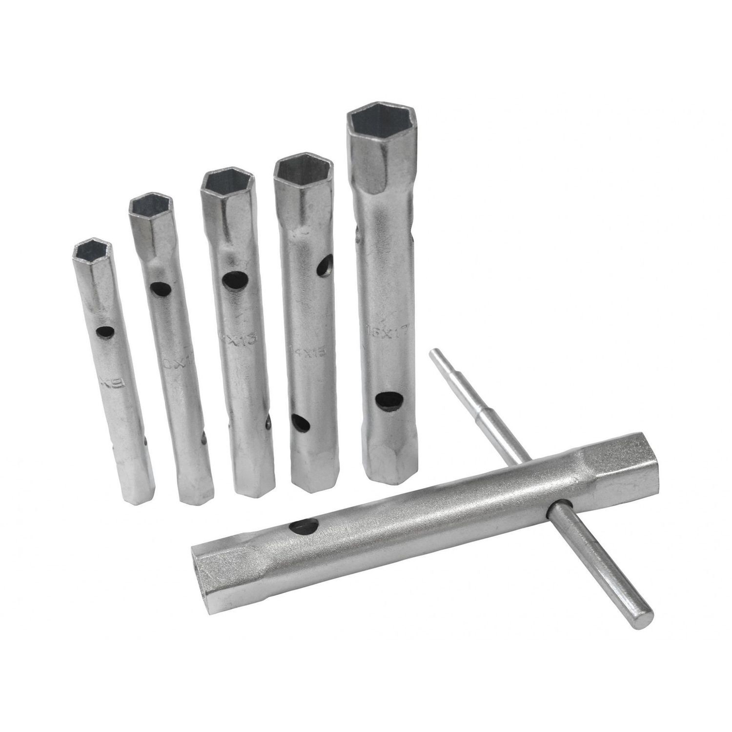 Faithfull Box Spanner Set, 6 Piece - Multi Colour
