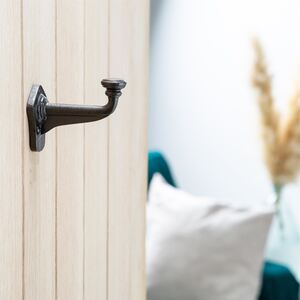Flat Top Larder Hook - W40mm x H70mm - Brass - Pack of 10