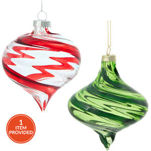 Swirl Glass Droplet