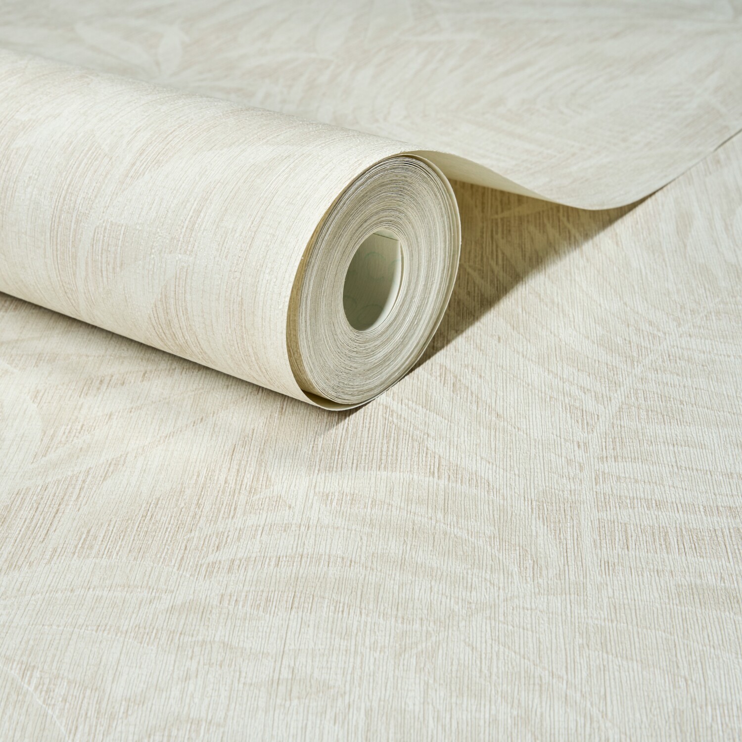 Rackhams Beige Boutique Tropical Palm Leaf Pvc-Free Eco Wallpaper, Taupe - Image 2