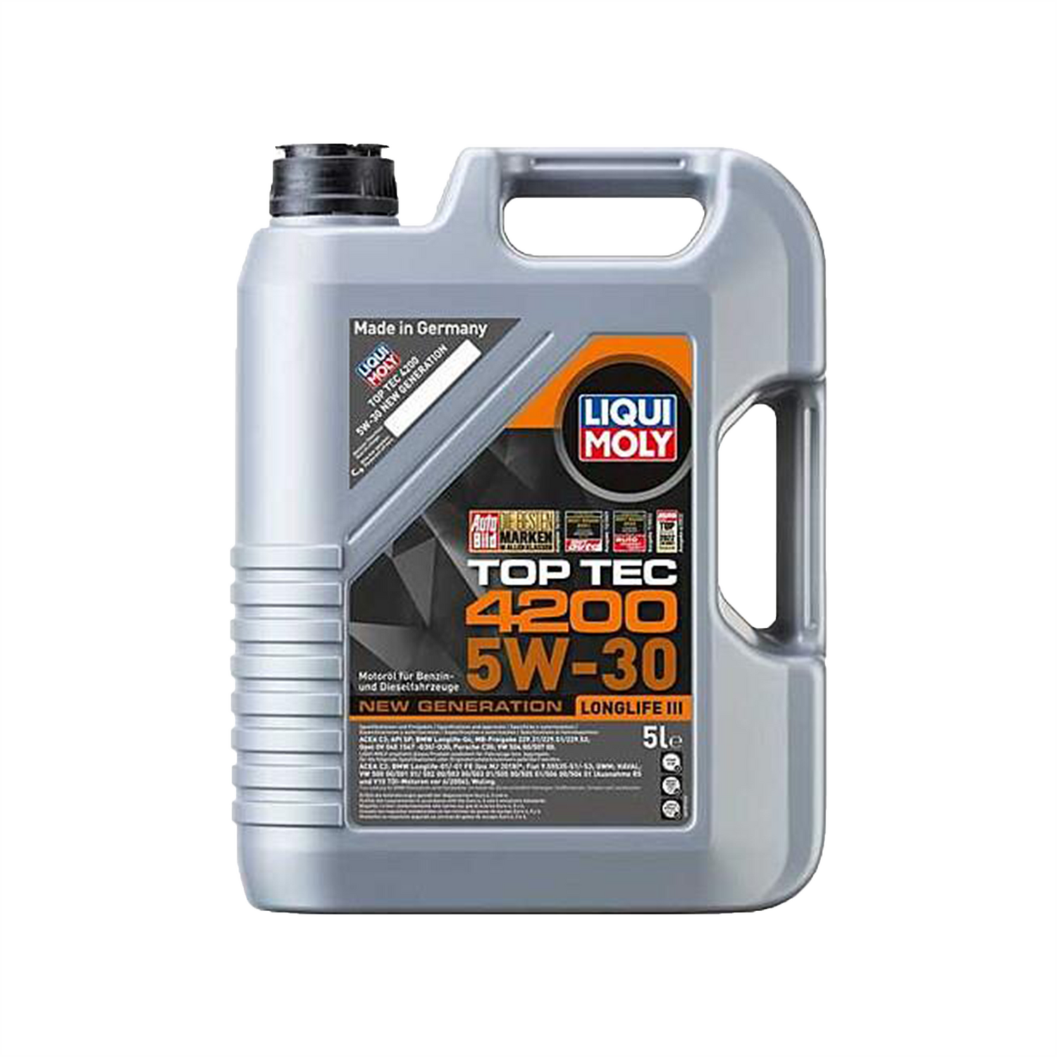 Liqui Moly Top Tec 4200 5W-30 Synthetic Technology Based Engine Oil 5L 5 Litres - Image 58