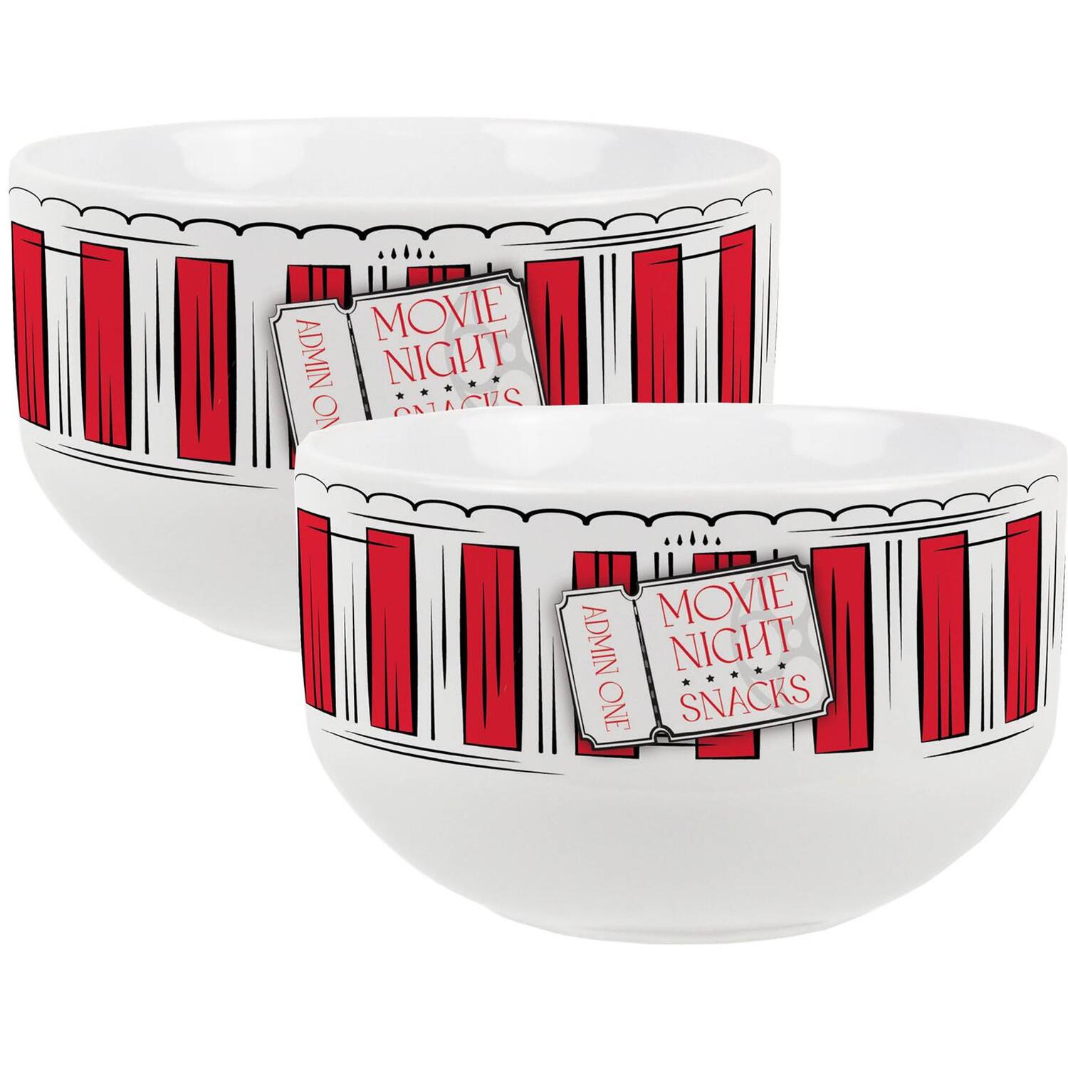 Image of Movie Snacks Ceramic Bowl - Red&hellip;