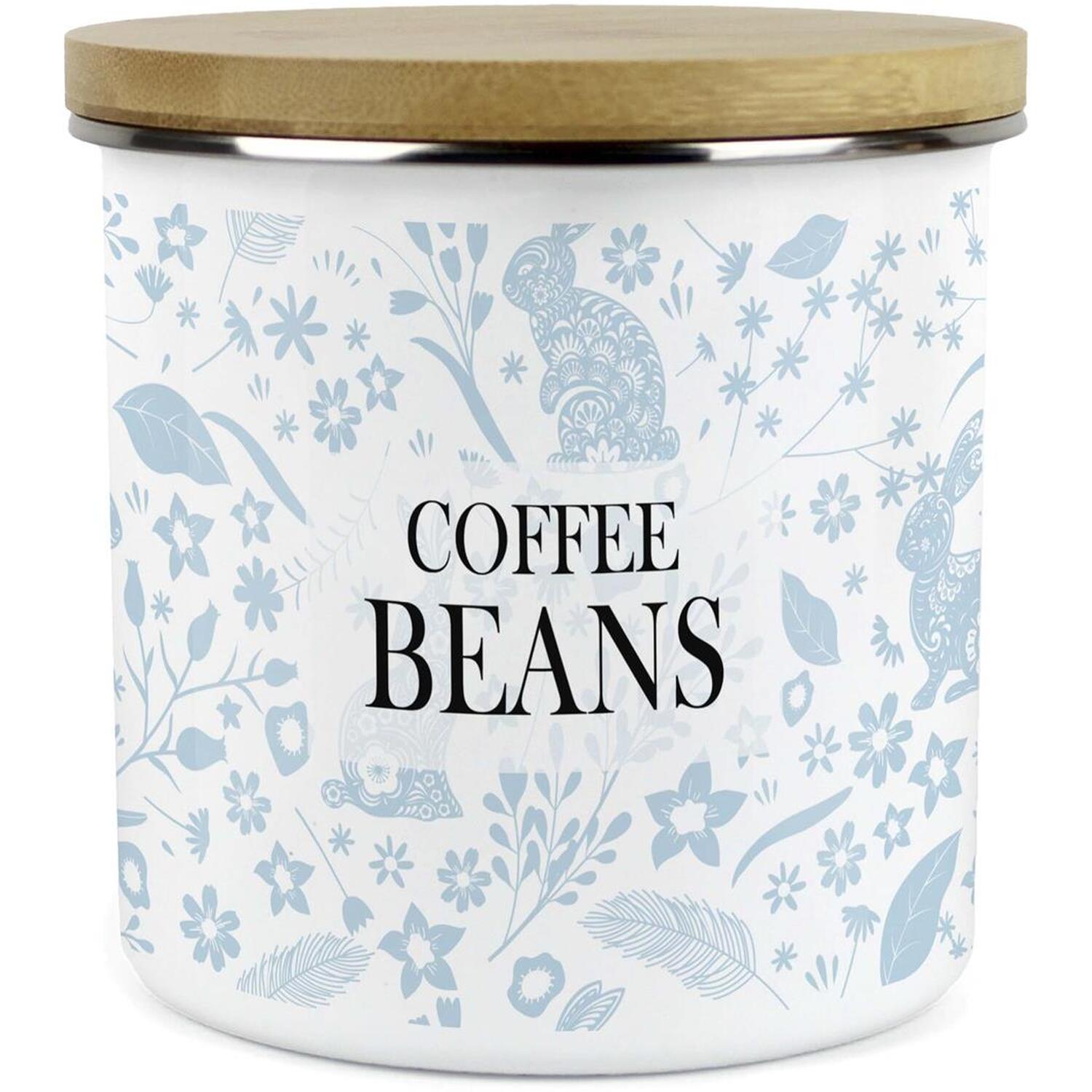 Purely Home Blue Wild Rabbits Large Kitchen Storage Canister - Blue / 130Mm